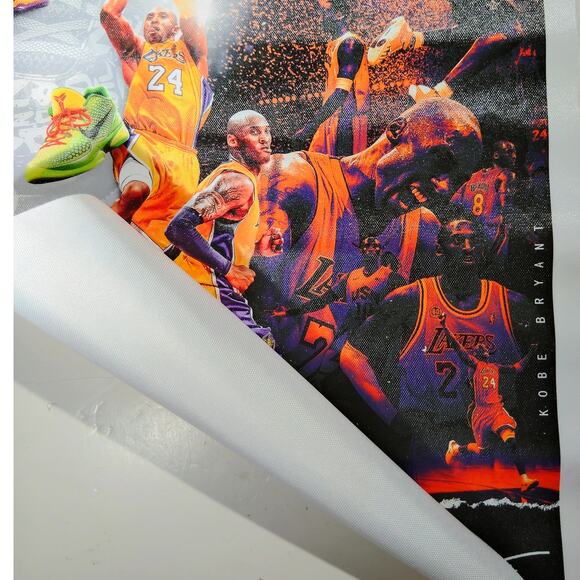 Kobe Bryant Black Mamba Poster – Basketball Canvas Print 12x18" (Unframed) - Picture 4 of 4